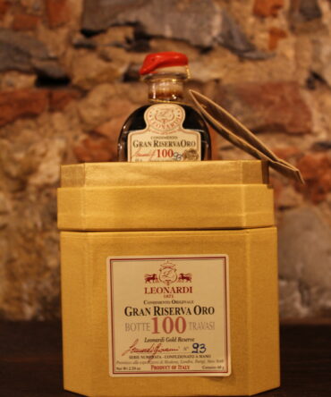 CONDIMENTO BALSAMICO GRAN RISERVA ORO "100 TRAVASI" LEONARDI